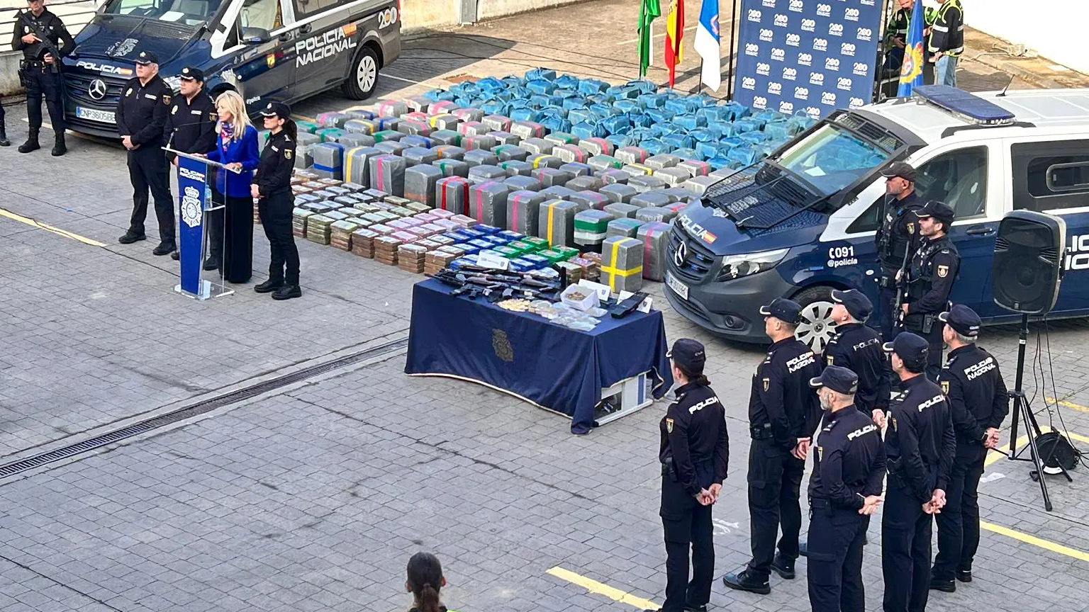 La Policía desarticula el mayor alijo de cocaína en Huelva: más de 5.000 kilos y 130 millones de euros