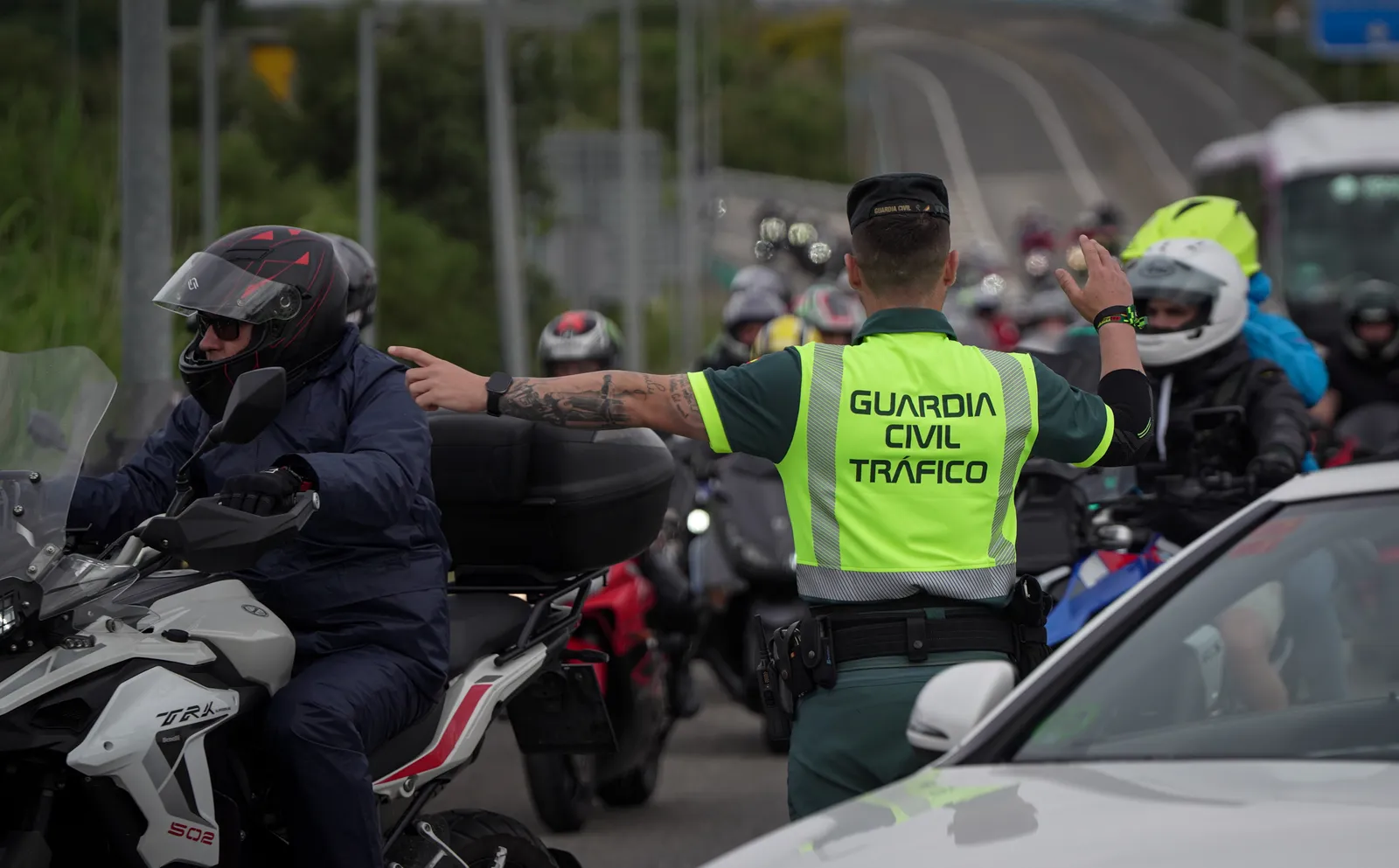 AMPLIO DISPOSITIVO DE LA GUARDIA CIVIL EN JEREZ POR EL GRAN PREMIO