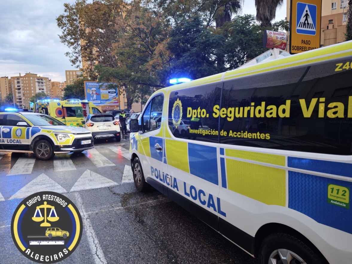 Interceptado en Algeciras un conductor ebrio y drogado tras realizar trompos en plena vía pública